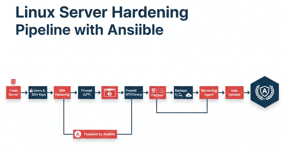 Diagramme - Automatiser la Configuration de Serveurs Linux avec Ansible